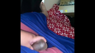 Small dick fucks toy