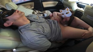 Naked sex in the car while my husband is away