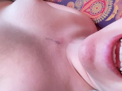 Sexy girl recounts wild weekend of being a sex toy to a couple (whisper)