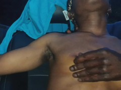 PETITE FREAK LIKES HER LIL TITS LICKED AND BIT THATS WHY GORILLA PUNCHER DOES IT!!!!!!