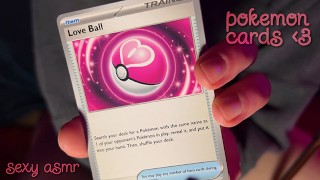 3Dio ASMR 💛 Pokemon Twilight Masquerade Booster Pack Eröffnung (obere Nacktheit)