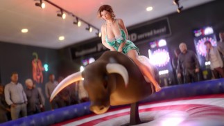 Мачеха и тетя развлекаются в баре