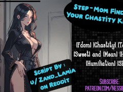 Step-Mommy Finds Your Chastity Keys - Audio Roleplay