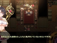 【#04 アルテミスパール～錬金術師アルと黄金の亡都～実況(体験版)】大男に種付けプレス中出しされる爆乳錬金術師(2DアニメーションRPGエロゲー。) 2/16