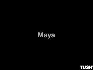 TUSHYRAW Anal-Crazy Baddie Maya Loves Having Her Ass Used screenshot number 0