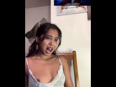 Petite Indian reacts to Meru the Succubus