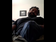 Thick BBC Daddy Teasing Masturbation & Cumshot