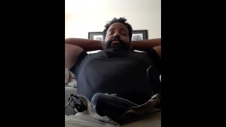 Chubby BBC Dad Making Fun Of His Masturbation And Cumshot