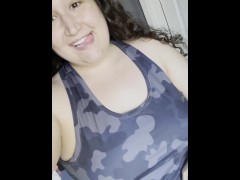 Big bouncy bbw milf boobies