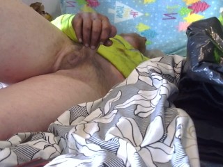 Я глажу свой член, пока не кончу для тебя