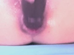 極太アナルディルドーと脱肛アナルローズ接写 - Screenshot 9 of 16 - Anal Rose
