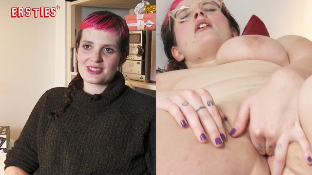 Ersties - Brünette Klara massiert ihre sexy Kurven