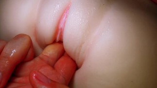 The labia are very fat, and the flesh in the vagina and very fattening