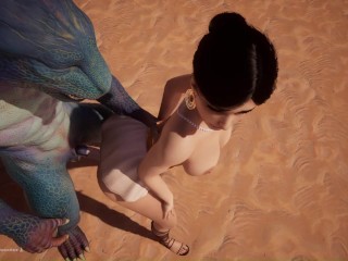 Девушек, которые не слушаются, хватают ящерицы и используют в качестве секс-игрушек.