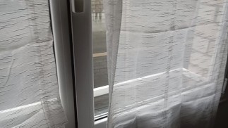 The Guy Jerks Off His Monster in Front of the Window Watching the Neighbors Who Might See Him