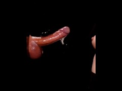 Glory Hole Handjob Ruined Orgasm + Cumshot on Face