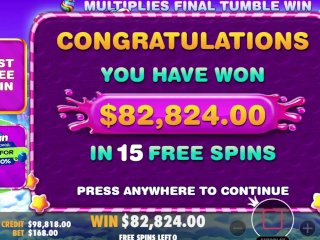 Поднял 90к $ в Sweet Bonanza x1000, лютый занос, выпала 1000х
