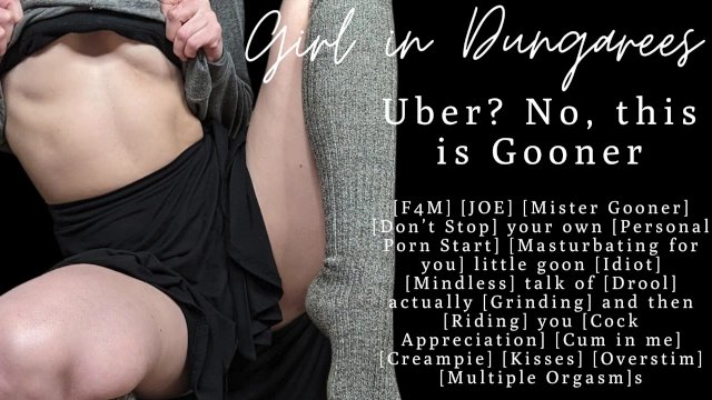 ASMR  Uber Driver Goons Mindlessly  Audio Porn for Men