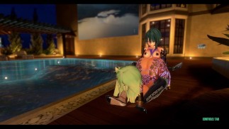 Futa 在泳池边操他们的朋友 - VRchat