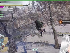 Monster Hunter Rise with Ver.r Nude/Futa Mods +18 Gameplay PL #1 - the beginning of a busty adventur