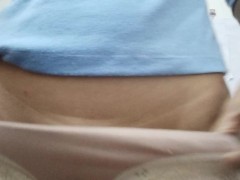 Skinny Indian girl playing with pussy