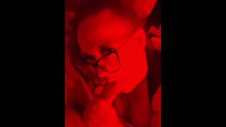 Slut sucking CigarBoss his dick