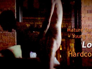 Mature daddy fucks young trans girl lofi hardcore