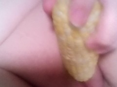 Corn play | Shaved Pussy | Preview