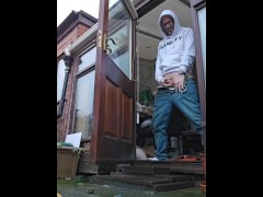 Another longer piss compilation pissing public outdoor toilet
