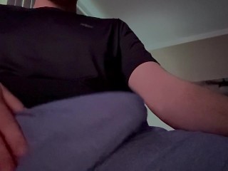 Playing with my Dick in Boxers