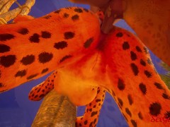 Sexy Furry Girl Wildly Fucks Lucky Guy in Wild Life Sex