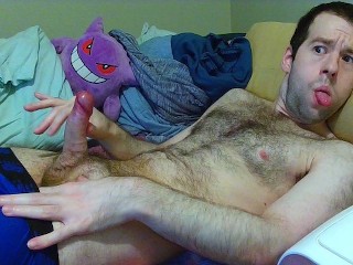 😈🍆💦 Daddy Cums Hard in Bed. Xd
