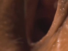 Mesmerizing frictions and creampie on a macro lens