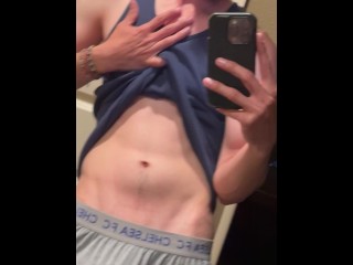 Cumming thru my Graysweats @allforyou47