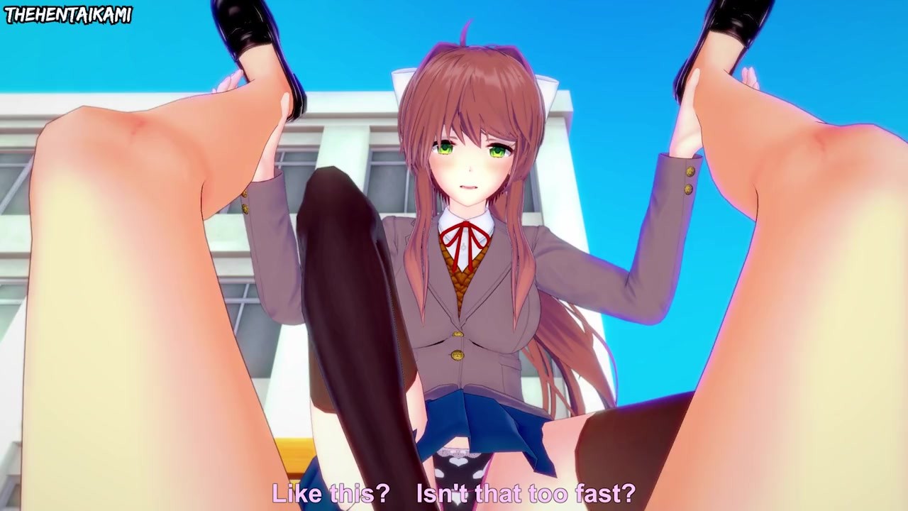 POV You Get A Footjob From All Doki Doki Literature Club Girls!