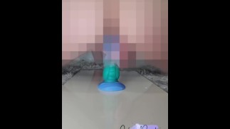 CENSORED LOSER PORN Egirl MILF Wife riding dildo FOR Alpha