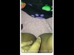 Ando caliente y hago sexting con mi novia, se moja rico su calzon.