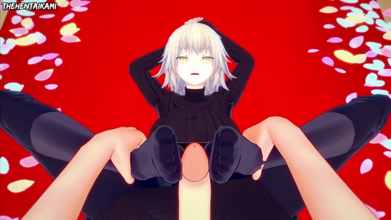 All Servants From FateGrand Order Give You A Footjob Hentai POV