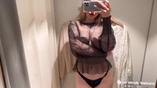 sexy transparent clothes try on haul