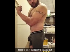 Little flex before 🚿 time