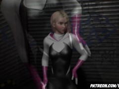 Big Venom's Cock Destroyed Gwen's Holes - Screenshot 1 of 16 - Gwen