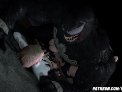 Big Venom's Cock Destroyed Gwen's Holes - Screenshot 9 of 16 - Venom