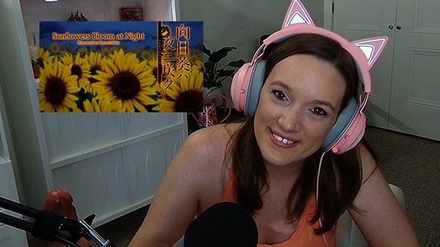 Sunflowers Bloom at Night - REACT - MILF Fucks GIRTHY Cock While Watching NTR Porn