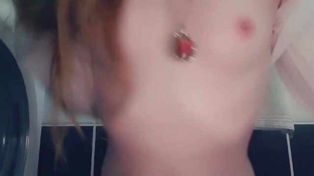 Trans girl showing her perky body off