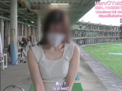 【素人】ゴルフパンチラ練習の後はサウナ＆ジャグジー中出しセックス 素人カップル/美少女/色白美乳/中出し/フル動画(47分)/일본여대생과질내사정섹스 - Screenshot 4 of 16 - ハメ撮り