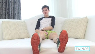 What A Nice Solo Session Of Super Sensual Brunette Twink Xander!