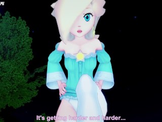 All Girls from Mario Give you a Footjob Hentai POV