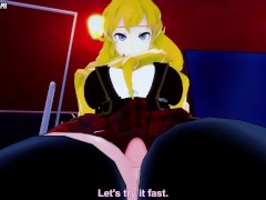All Girls From RWBY Give You A Footjob Hentai POV