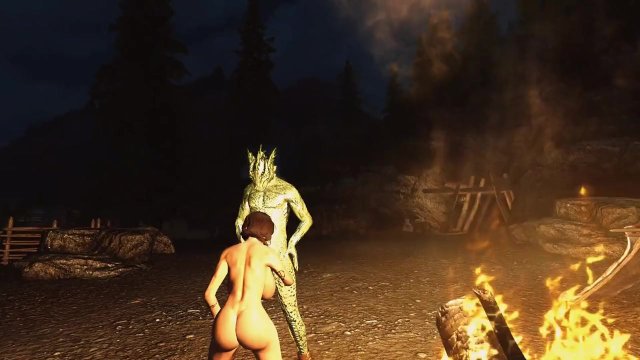 Just playing with angles without No Clip. Sex with argonian