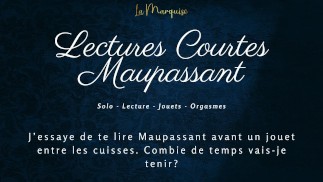 French Audio Porn | Je te lis en me masturbant